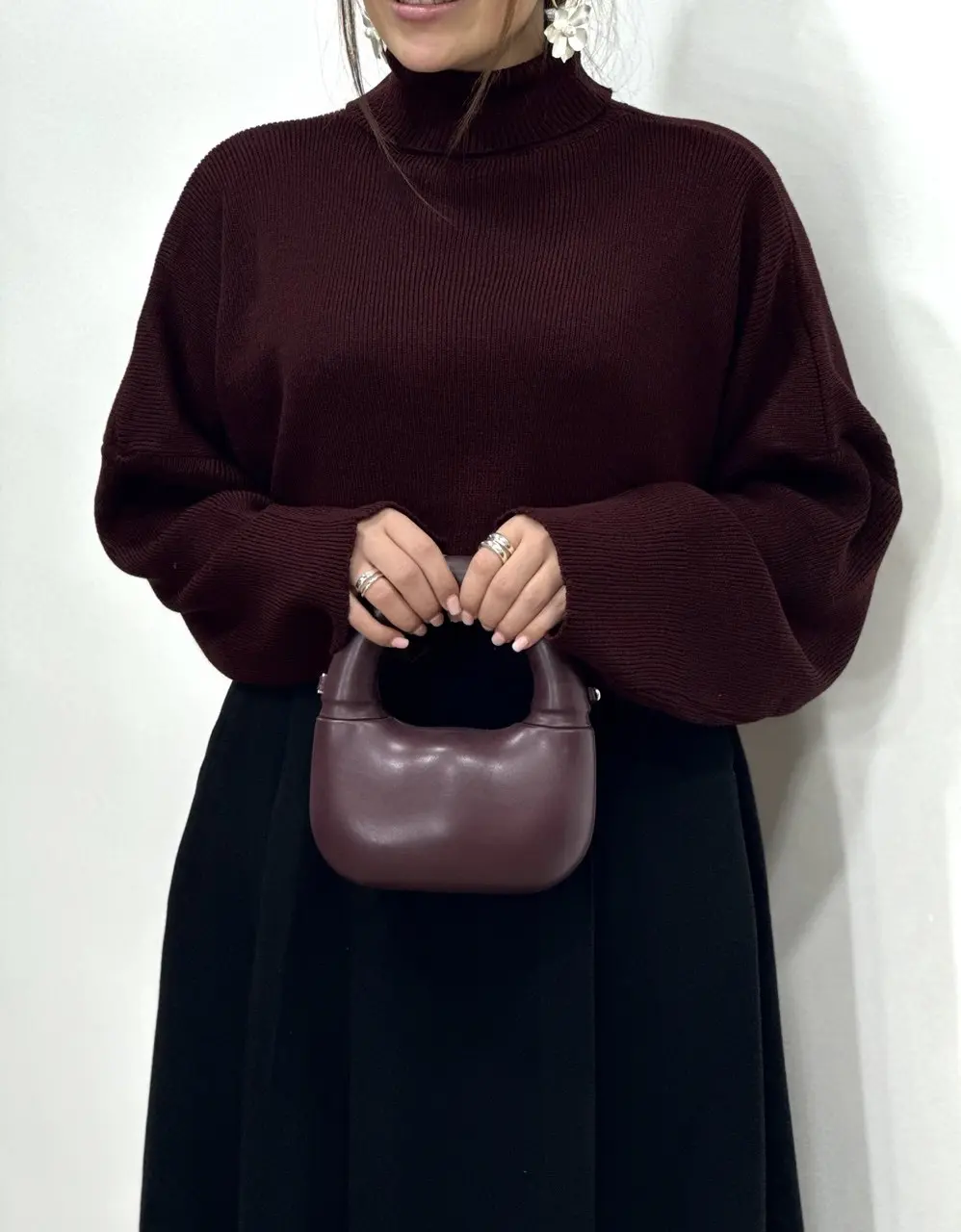 پلیور بافت یقه اسکی وانیا 6